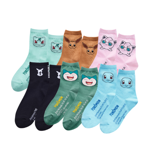 ⚡ Pokémon Cotton Crew Socks