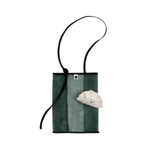 【HEY SUN】Dumpling Dragon Bag Collapsible Mesh Shopping Bag - Green