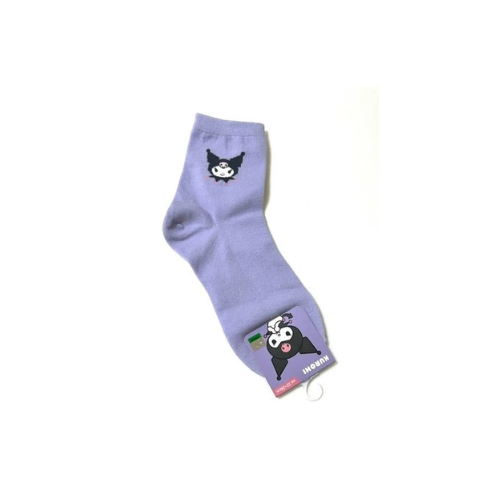 Kuromi Cotton Mid-Crew Socks