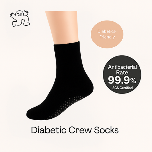 Diabetic Crew Socks – Non-Binding & Breathable image 0
