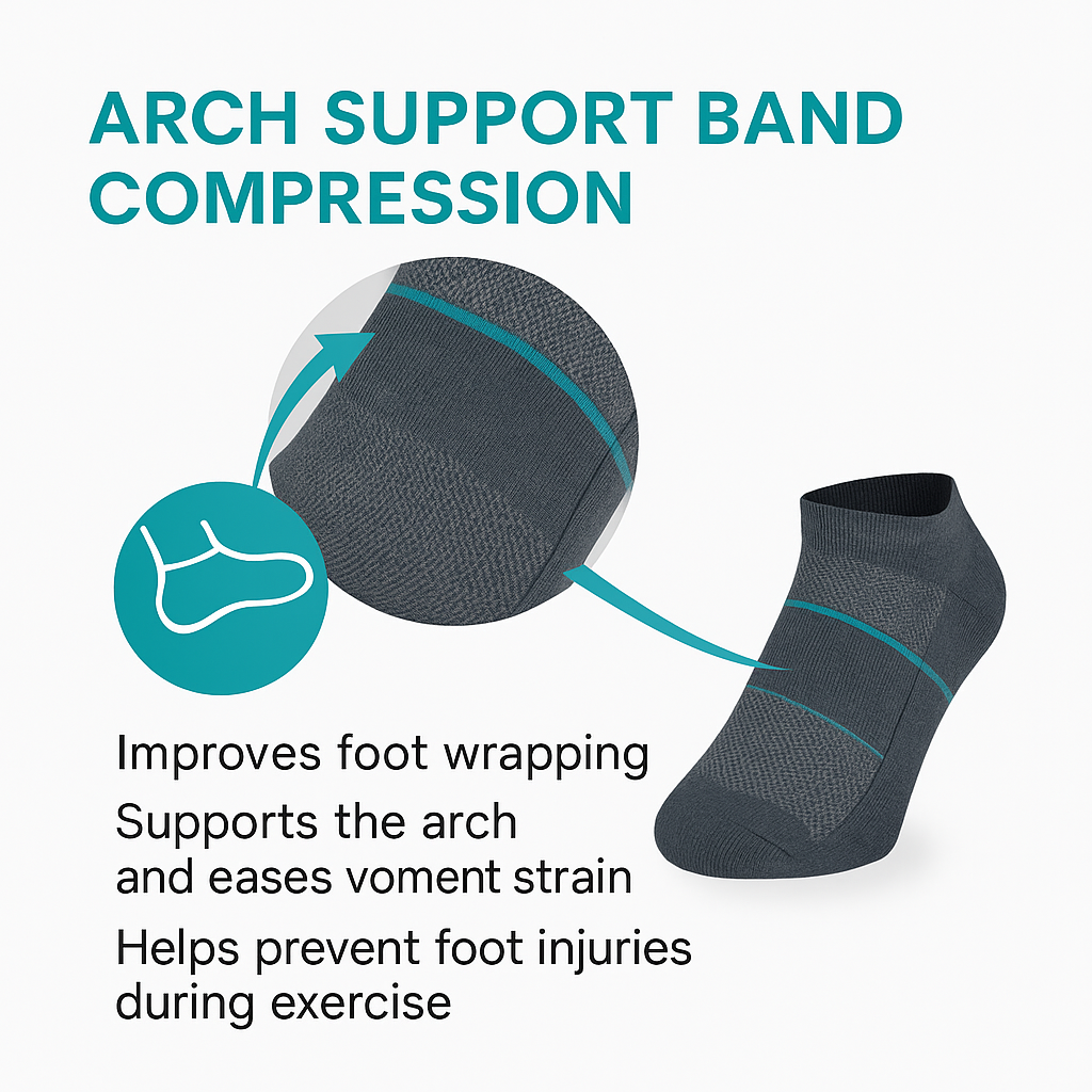 🏃‍♂️ Low Cut Performance Socks – Breathable Support for Active Days image 3