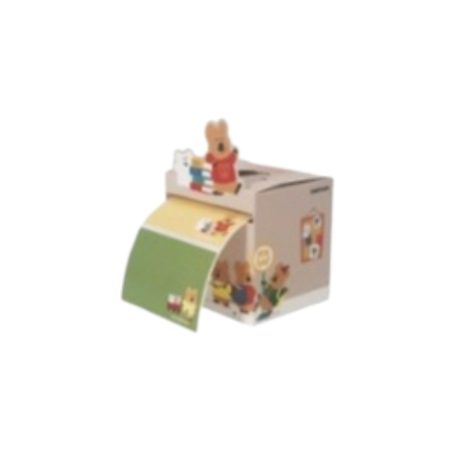 DINOTAENG QUOKKA Pull-Out Sticker Box - School Edition