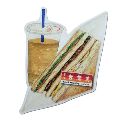 Taiwan Breakfast Culture – Shaped Postcard Set (6 pcs)
