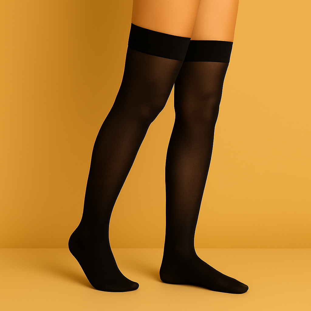 🩺 Thigh High Medical Compression Socks – Full-Leg Circulation Support image 1
