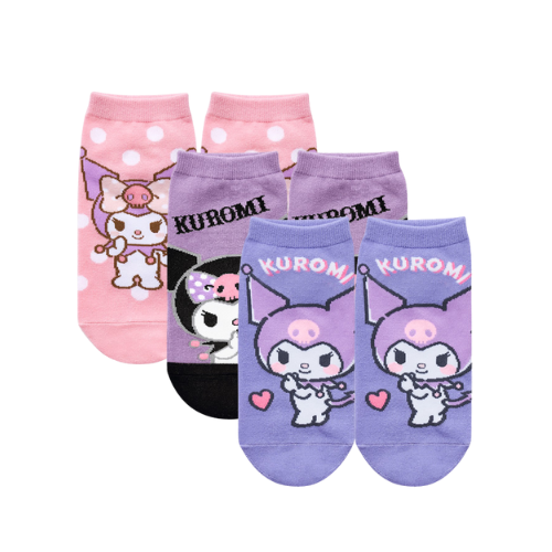 [Exclusive] Kuromi Cotton Ankle Socks