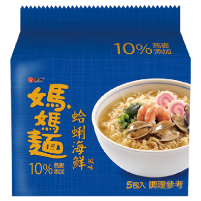 Wei Lih Mama Clam Seafood Noodles (5-Pack)