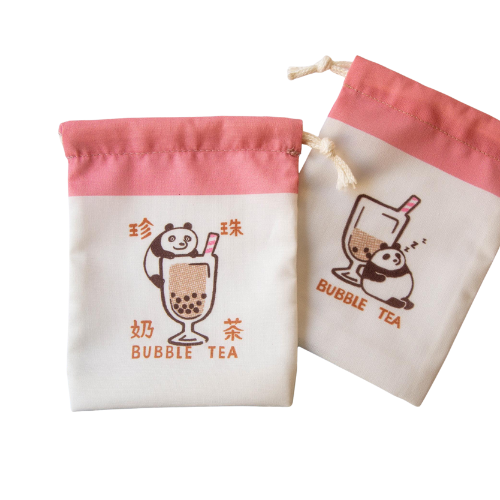 Taiwanese Souvenir Drawstring Pouch - 4 Designs