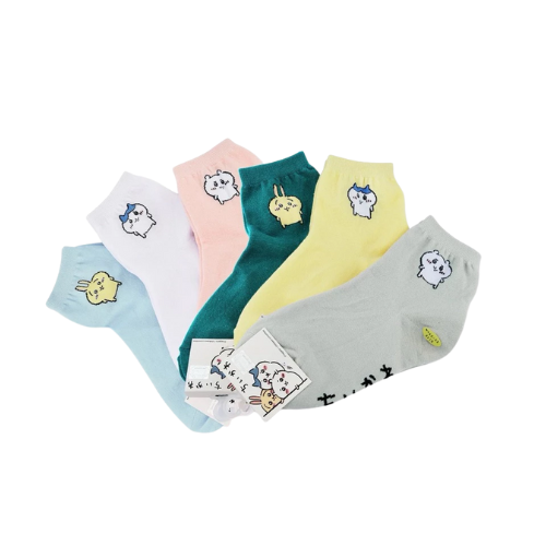 Chiikawa Cotton Mid-Crew Socks