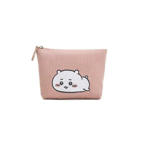 Chiikawa Corduroy Pouch - Chiikawa (Pink)
