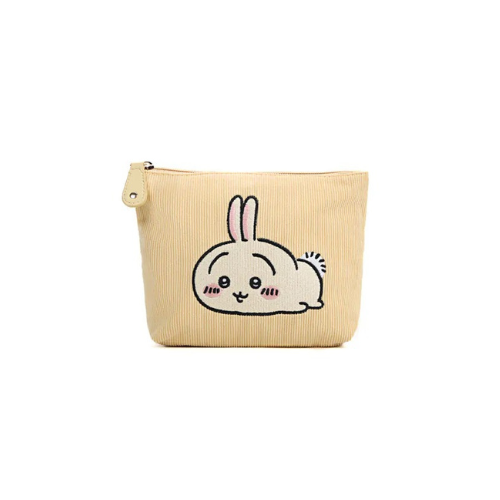 Chiikawa Corduroy Pouch - Usagi (Yellow)