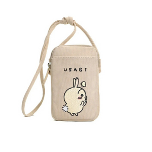 Chiikawa Corduroy Crossbody Bag - Usagi (Yellow)