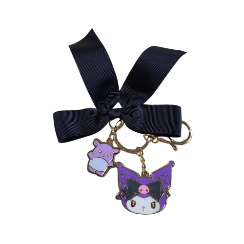 Kuromi Keychain Charm Baku Version
