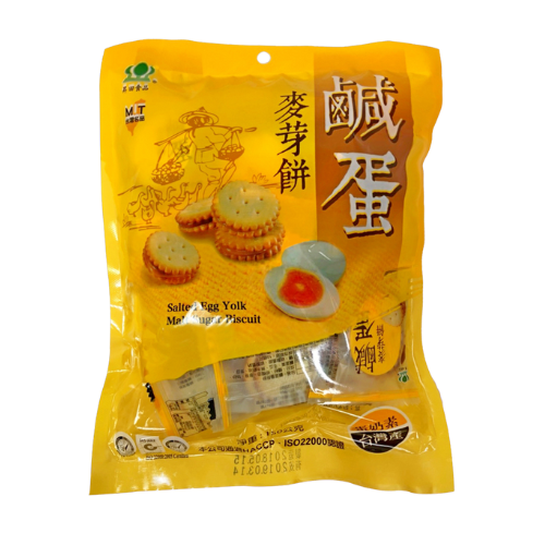 【500g Value Pack】Sheng Tian Foods Salted Egg Malt Biscuits