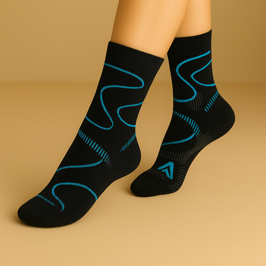 🦶 Antimicrobial Compression Socks – Odor Control & All-Day Comfort image 1
