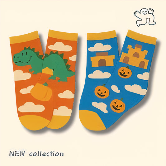 🐉Dragon in the Sky – Artist Edition Crew Socks | Limited Design from Taiwan image 0